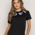 T-SHIRT LOVE MORADA DMC NEGRO ORC-001