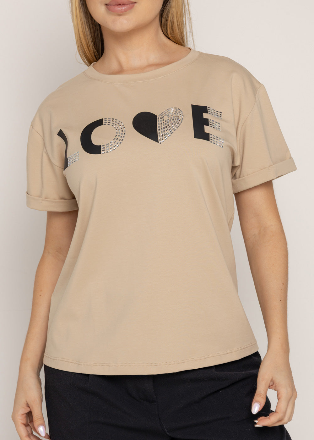 T-SHIRT LOVE NEGRO DMC ARENA ORC-001