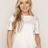 T-SHIRT LOVE ROSA DMC MARFIL ORC-001