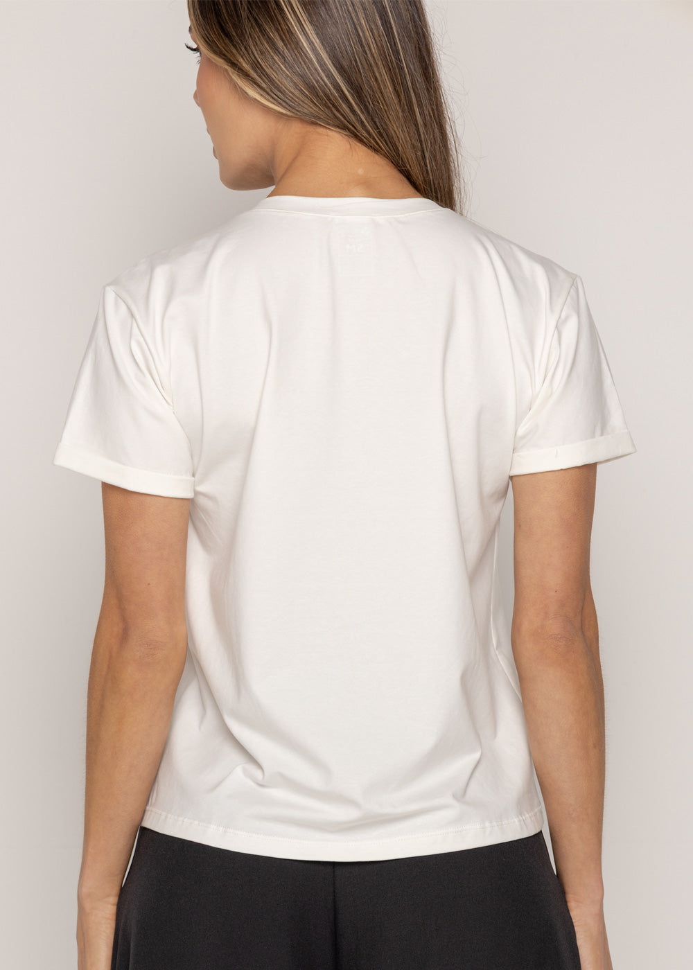 T-SHIRT OSO ROSA DAIMOND MARFIL ORC-002