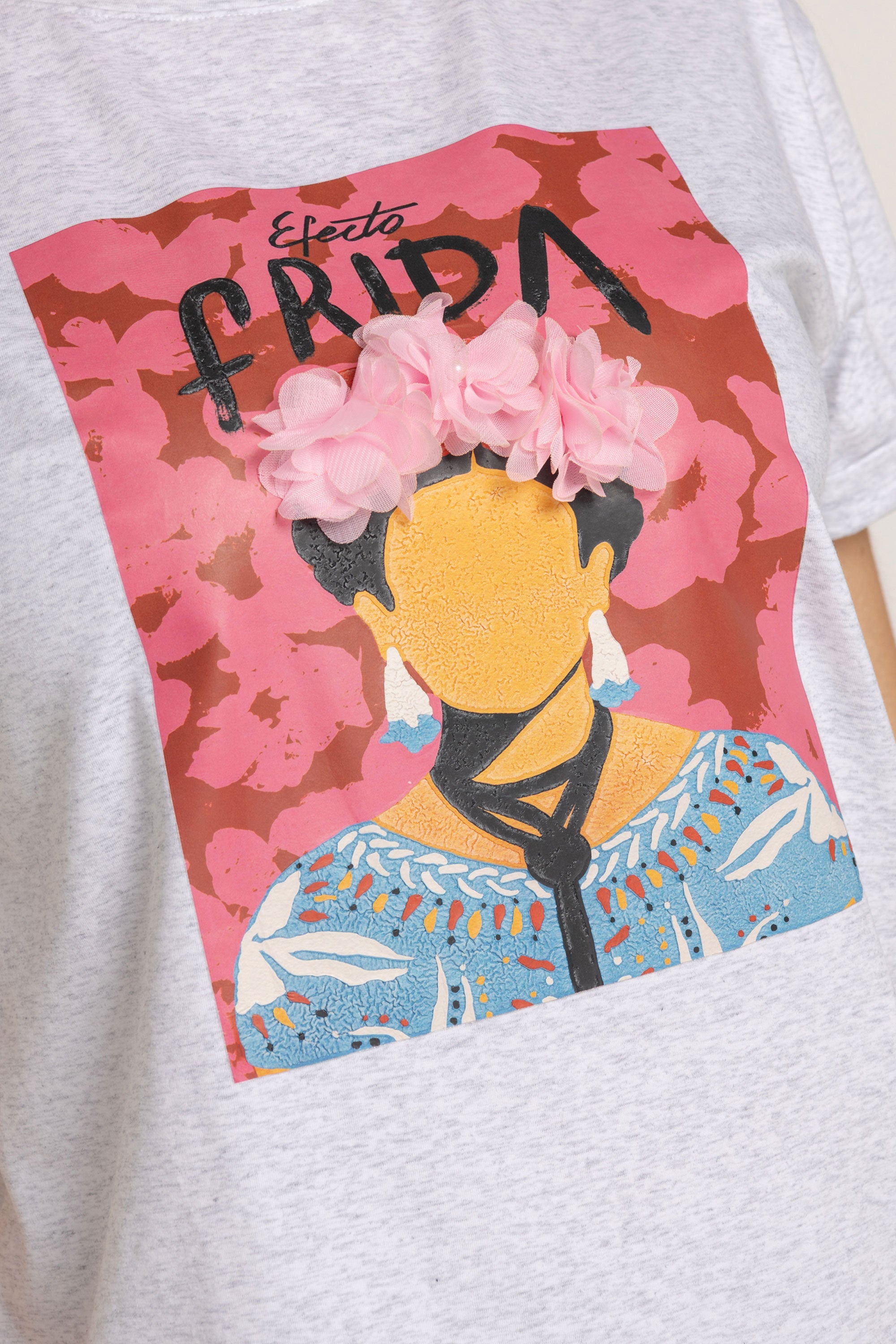 T-SHIRT FRIDA GRIS ORC-003