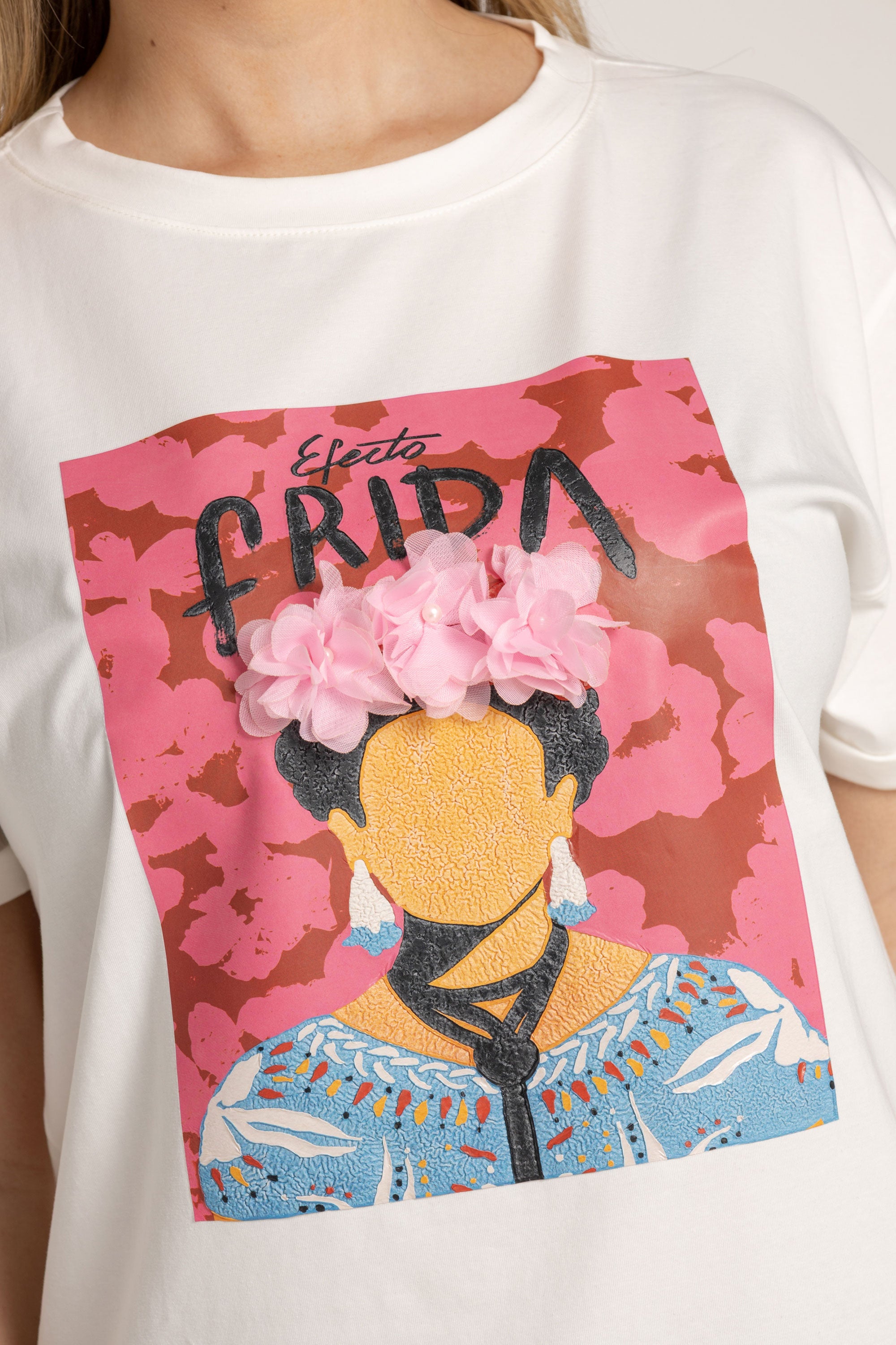 T-SHIRT FRIDA MARFIL ORC-003