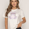 T-SHIRT OSO MORADA GAFAS MARFIL ORC-005