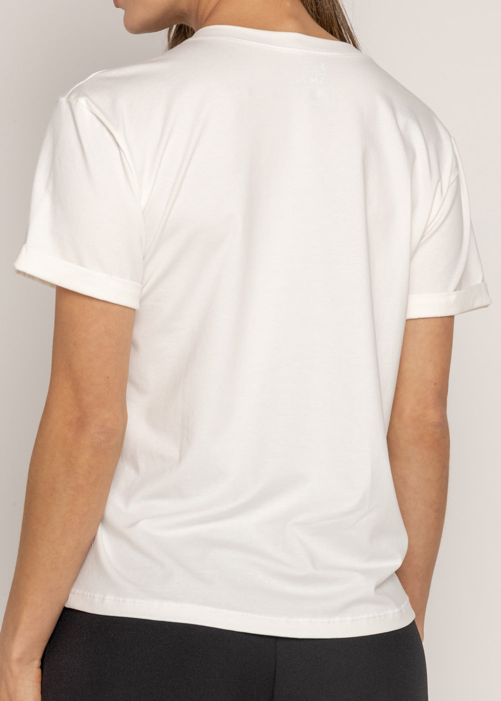 T-SHIRT OSO MORADA GAFAS MARFIL ORC-005