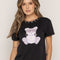 T-SHIRT OSO MORADA GAFAS NEGRO ORC-005