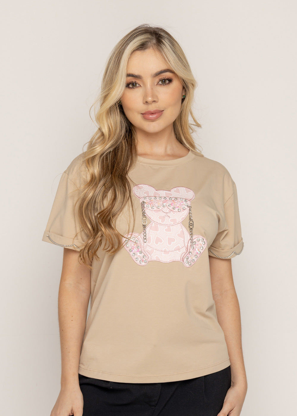 T-SHIRT OSO ROSA GAFAS ARENA ORC-005