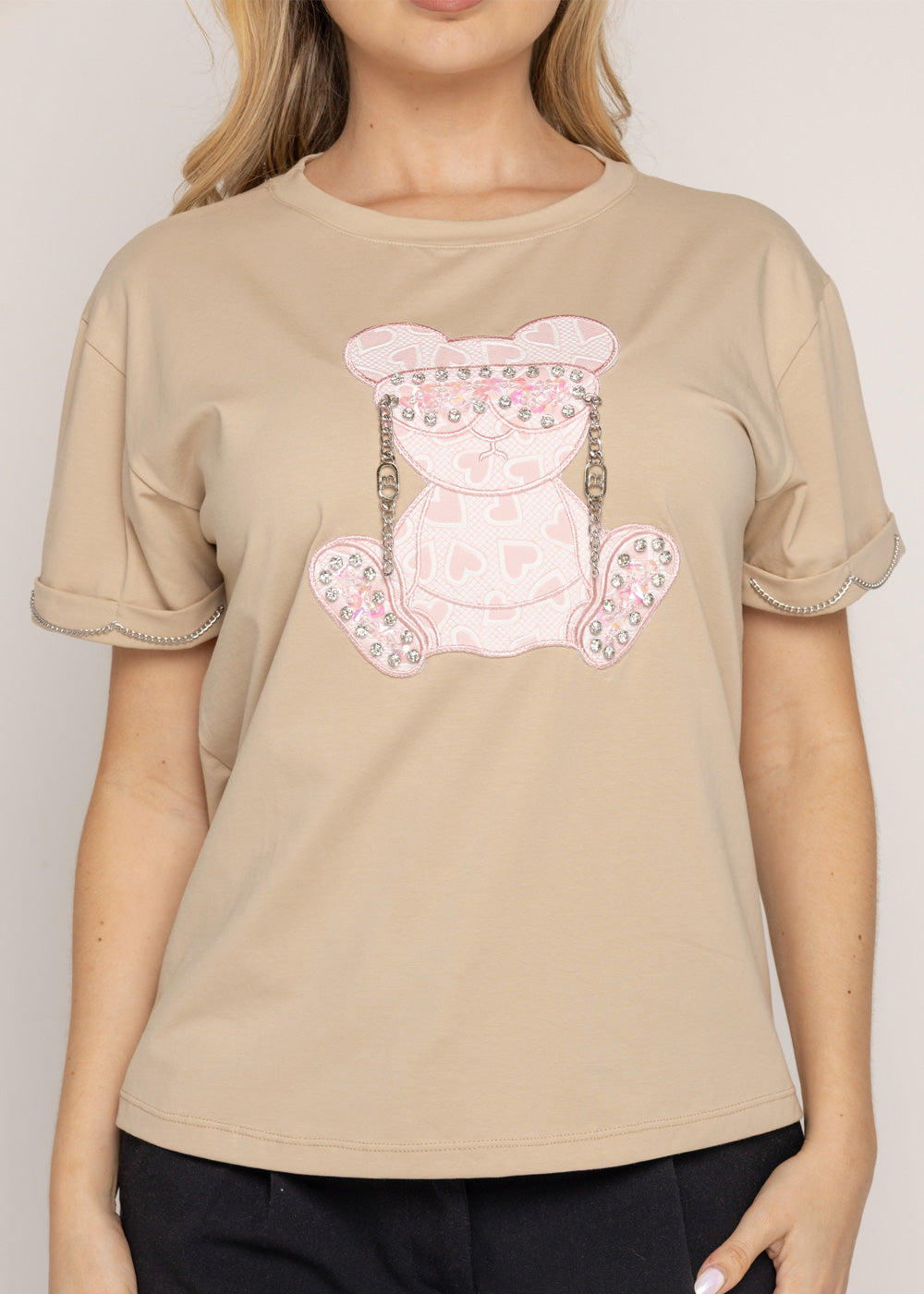 T-SHIRT OSO ROSA GAFAS ARENA ORC-005