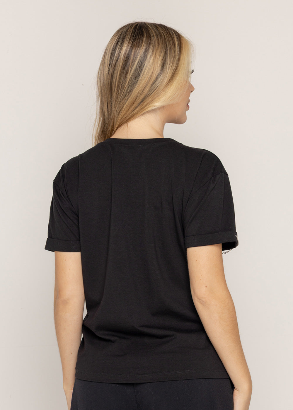 T-SHIRT OSO ROSA GAFAS NEGRO ORC-005