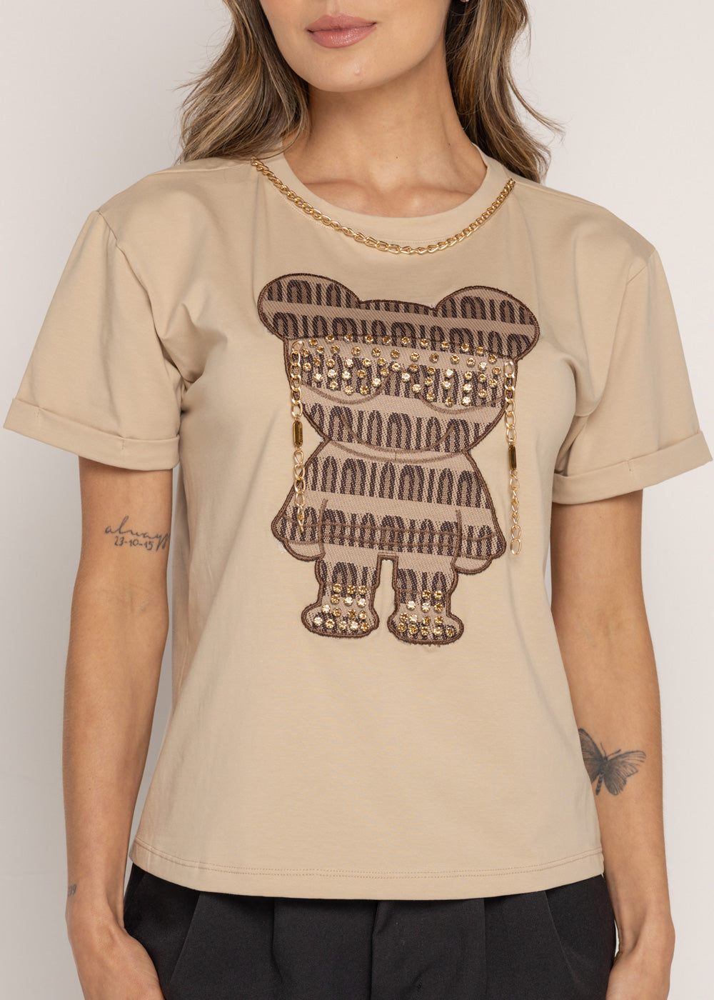 T-SHIRT OSO CAFÉ GAFAS ARENA ORC-006