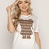 T-SHIRT OSO CAFÉ GAFAS MARFIL ORC-006