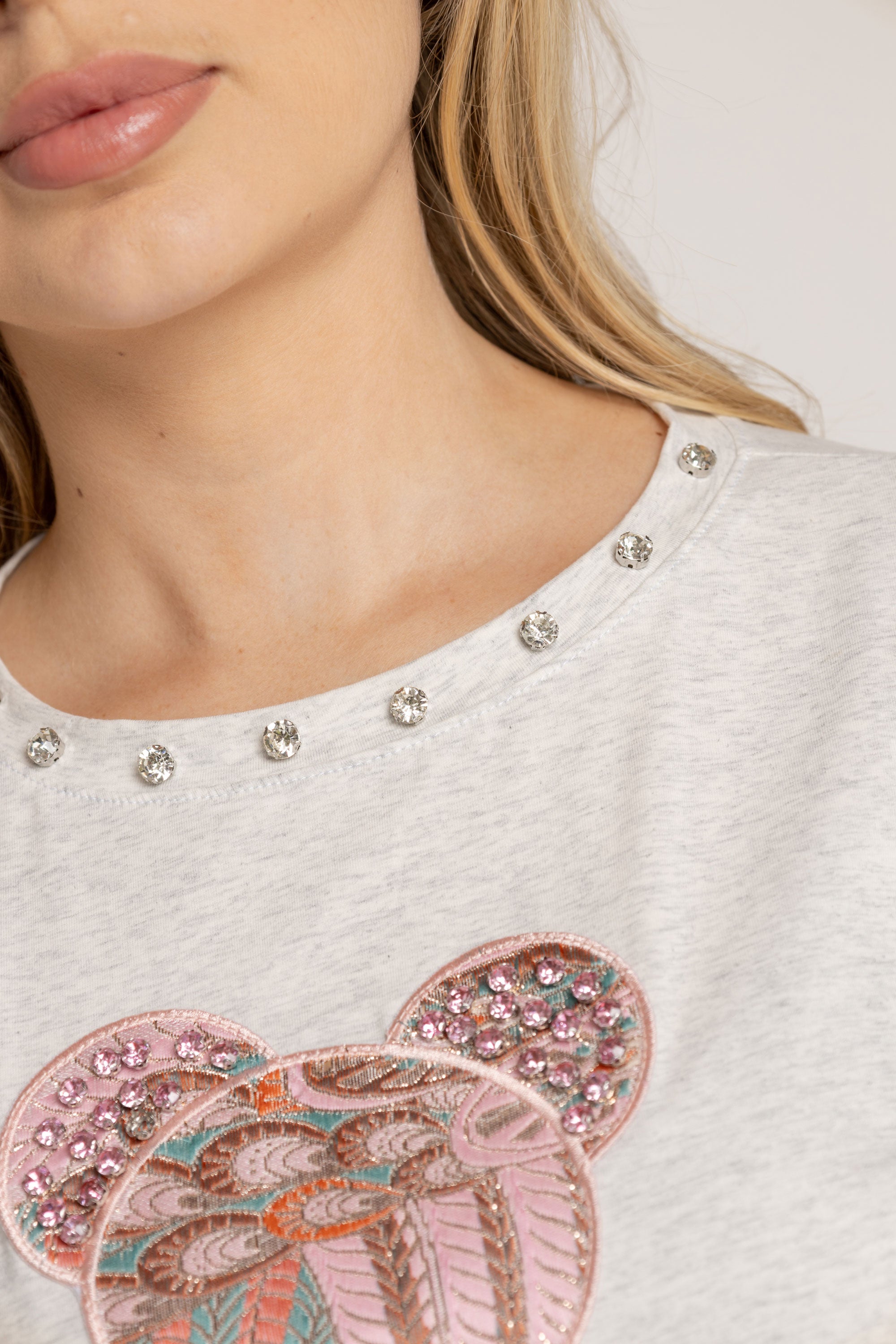 T-SHIRT OSO COLORES GRIS ORC-007