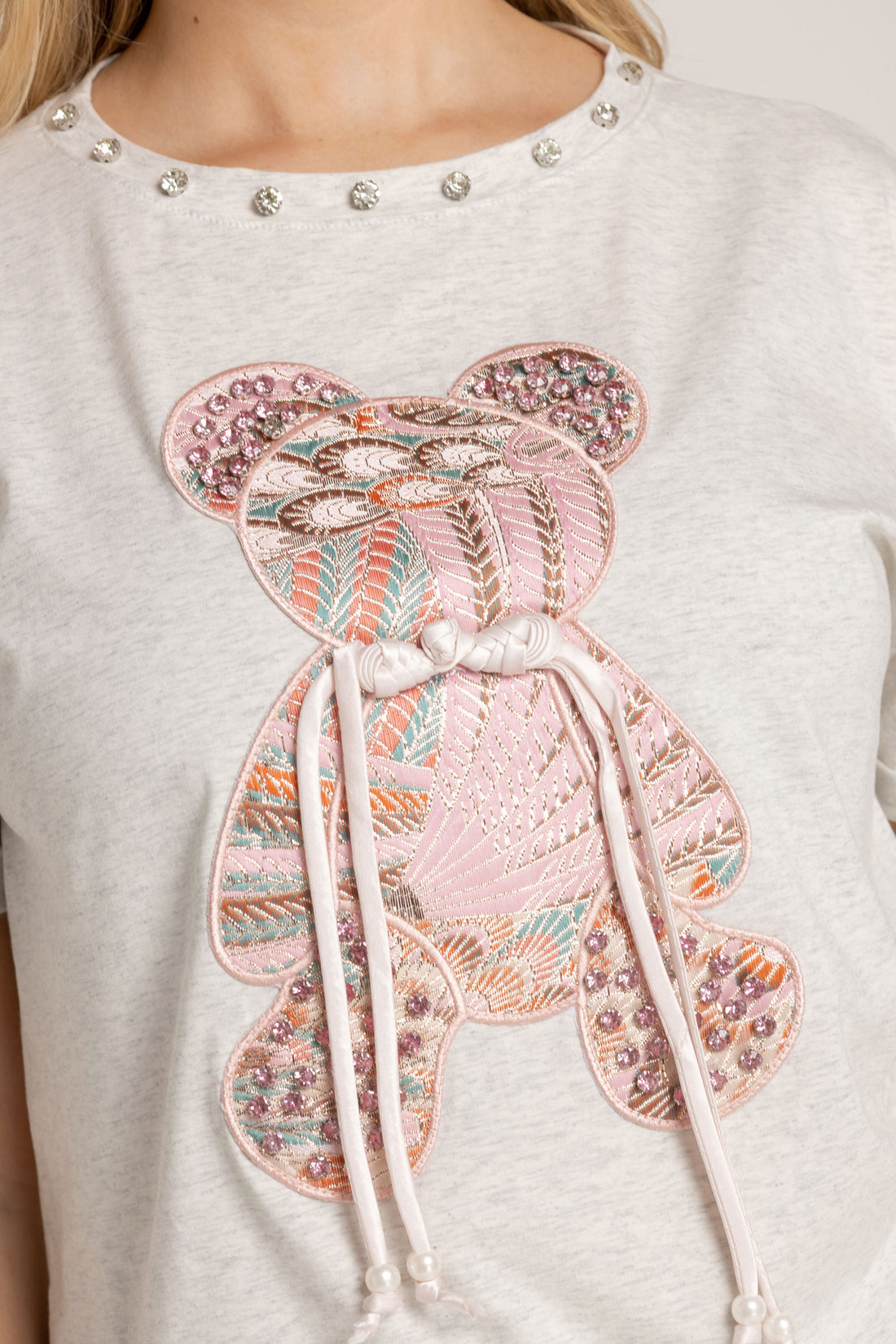 T-SHIRT OSO COLORES GRIS ORC-007