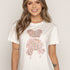 T-SHIRT OSO COLORES MARFIL ORC-007
