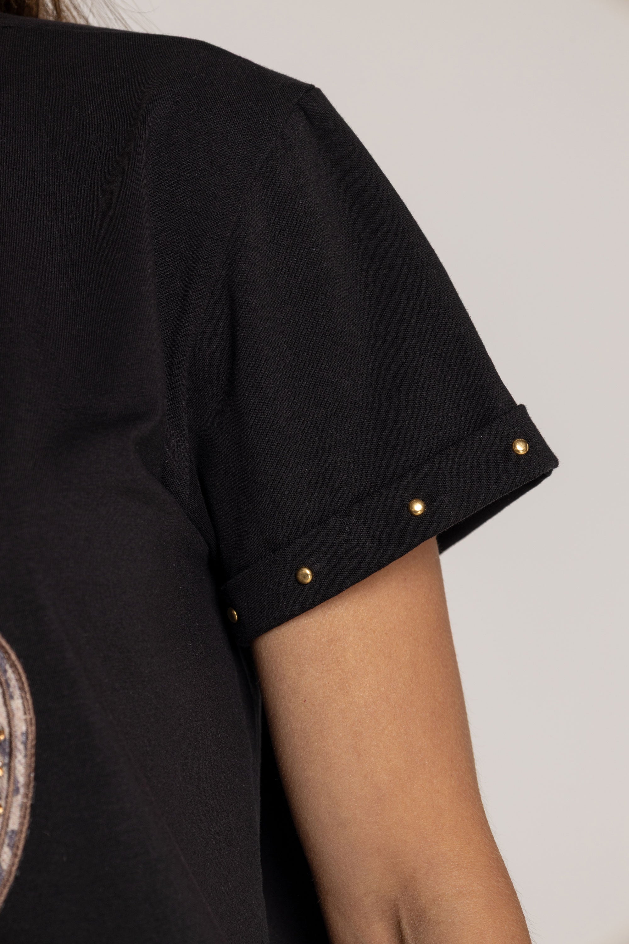 T-SHIRT OSO MINI COFFE NEGRO ORC-008