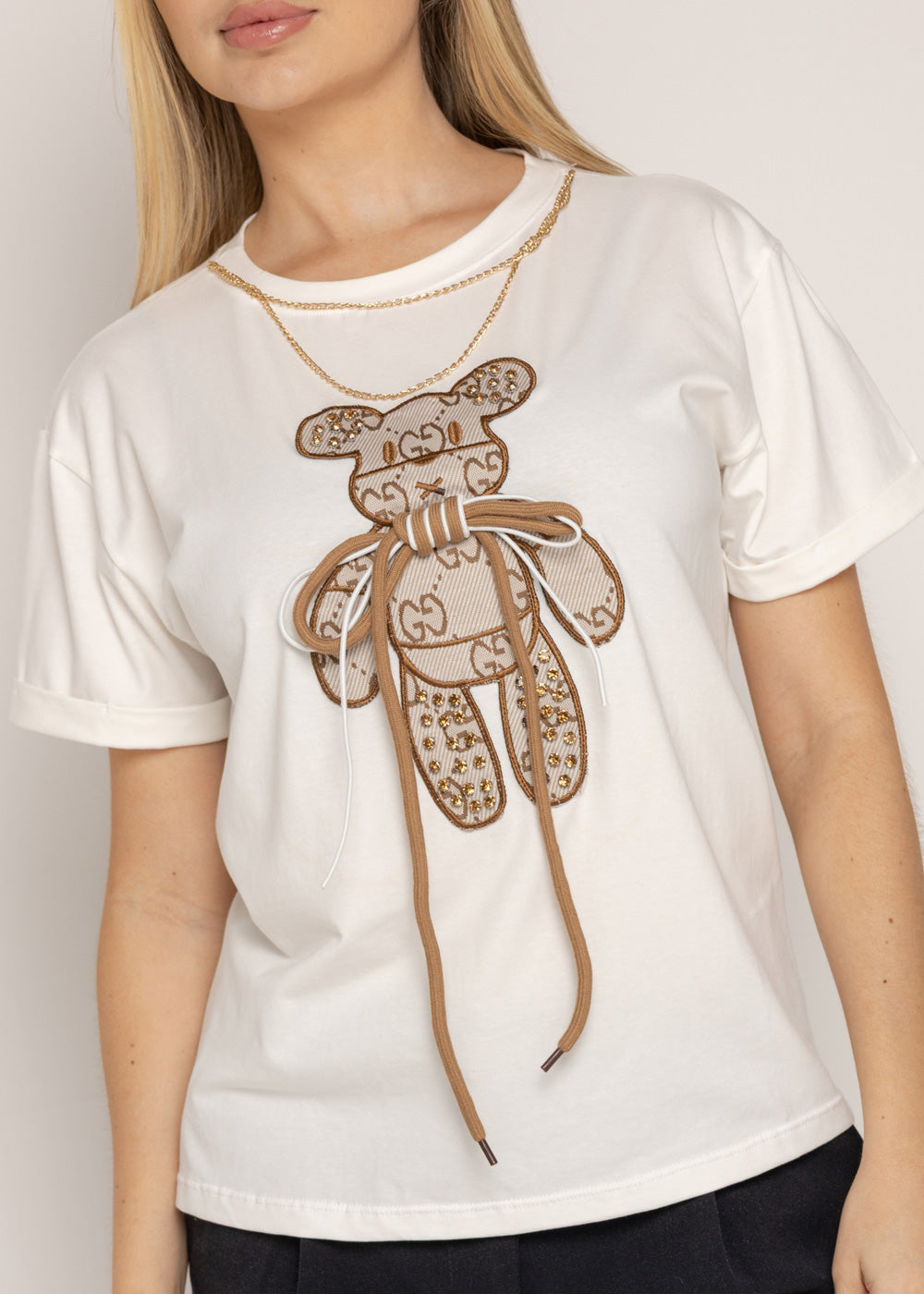 T-SHIRT OSO COFFE CRO MARFIL ORC-010