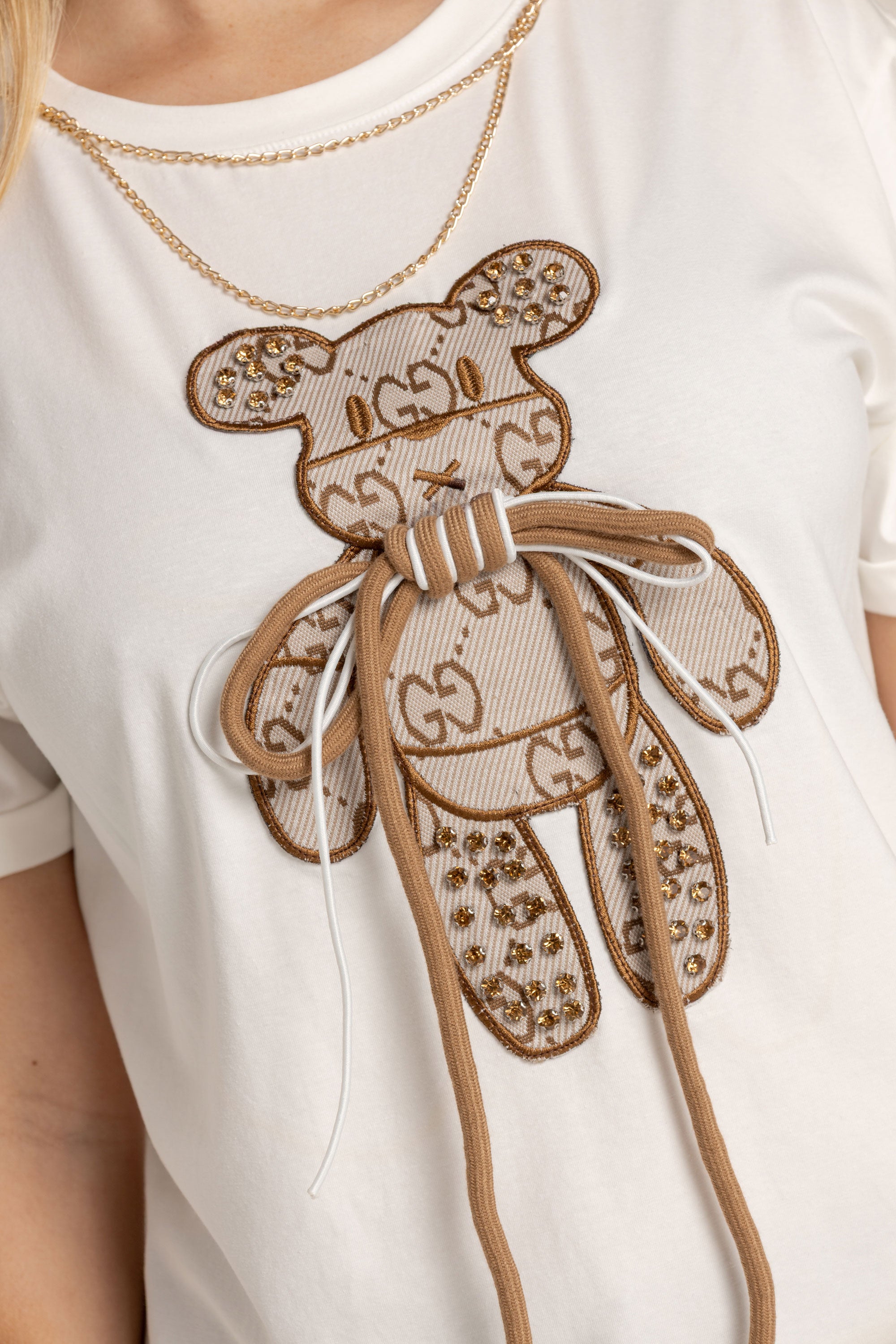 T-SHIRT OSO COFFE CRO MARFIL ORC-010