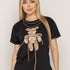 T-SHIRT OSO COFFE CRO NEGRO ORC-010