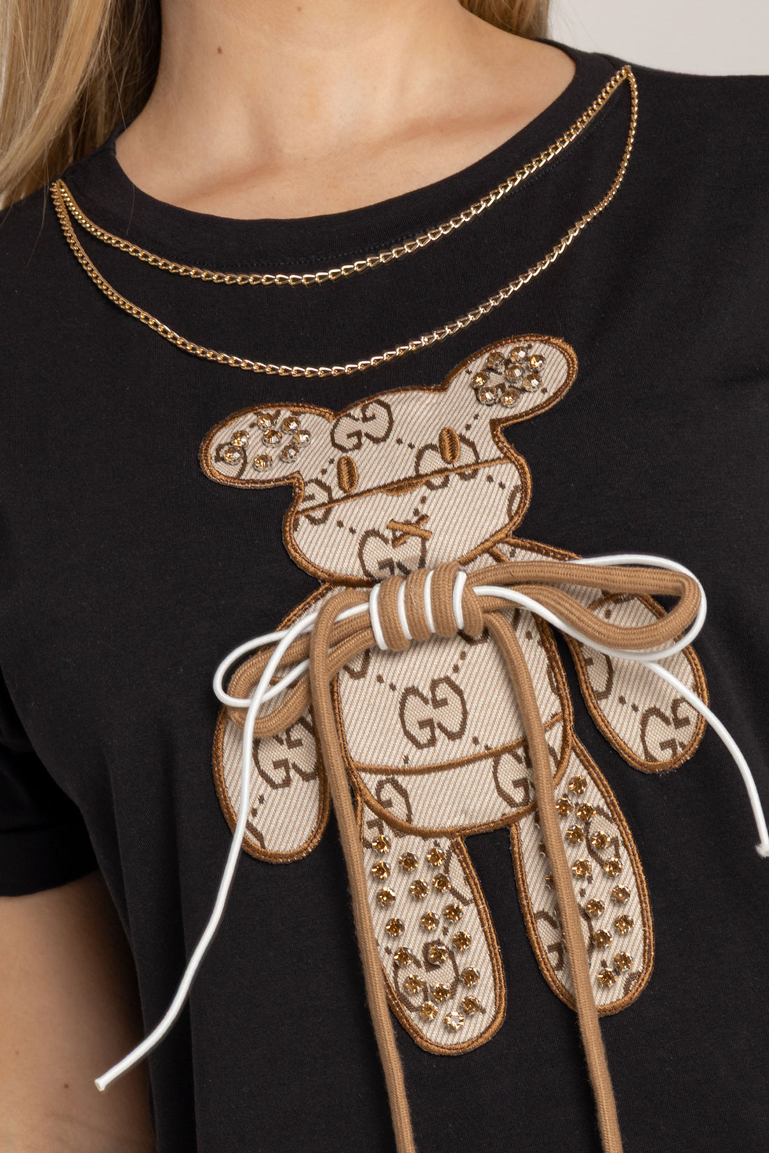 T-SHIRT OSO COFFE CRO NEGRO ORC-010