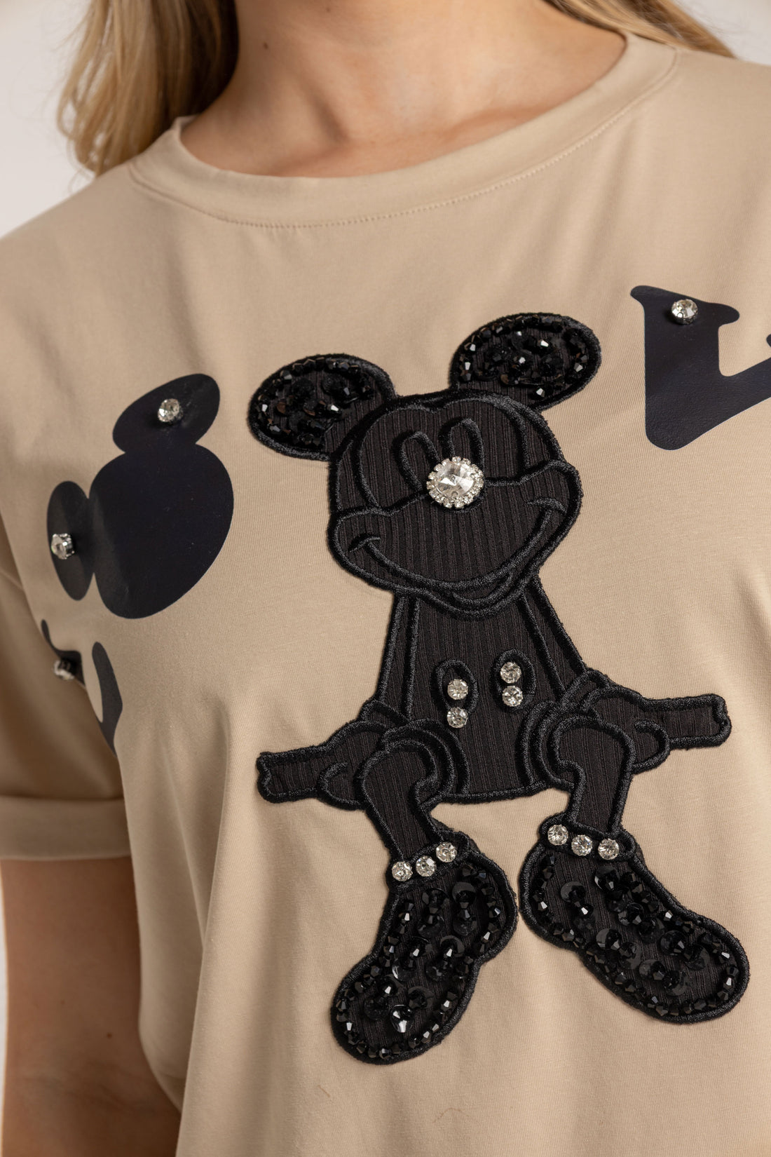 T-SHIRT MINNIE NEGRO ARENA ORC-012