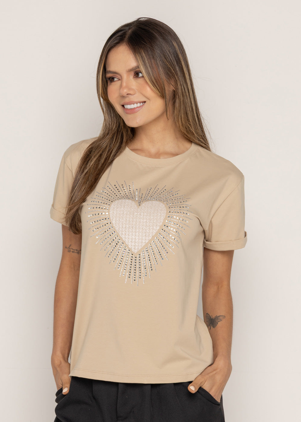 T-SHIRT CORAZON MP ARENA ORC-013