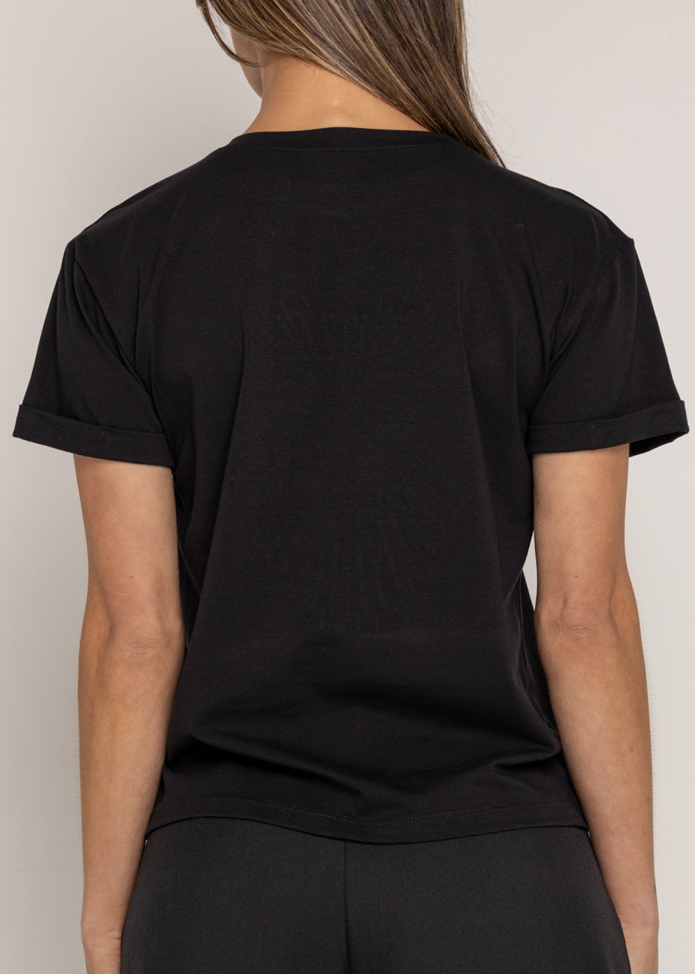 T-SHIRT CORAZON MP NEGRO ORC-013