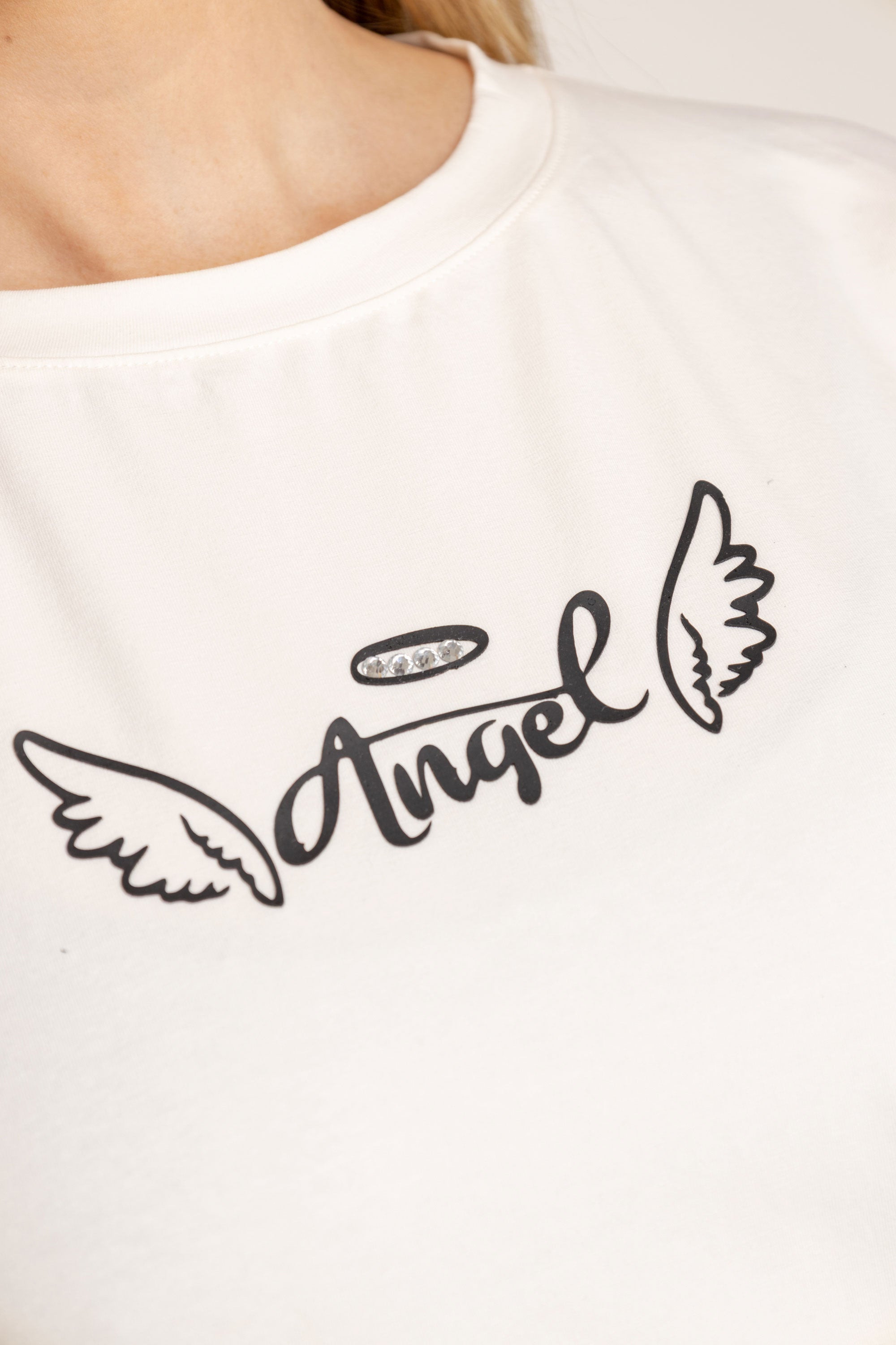 T-SHIRT ALAS ANGEL MARFIL ORC-017