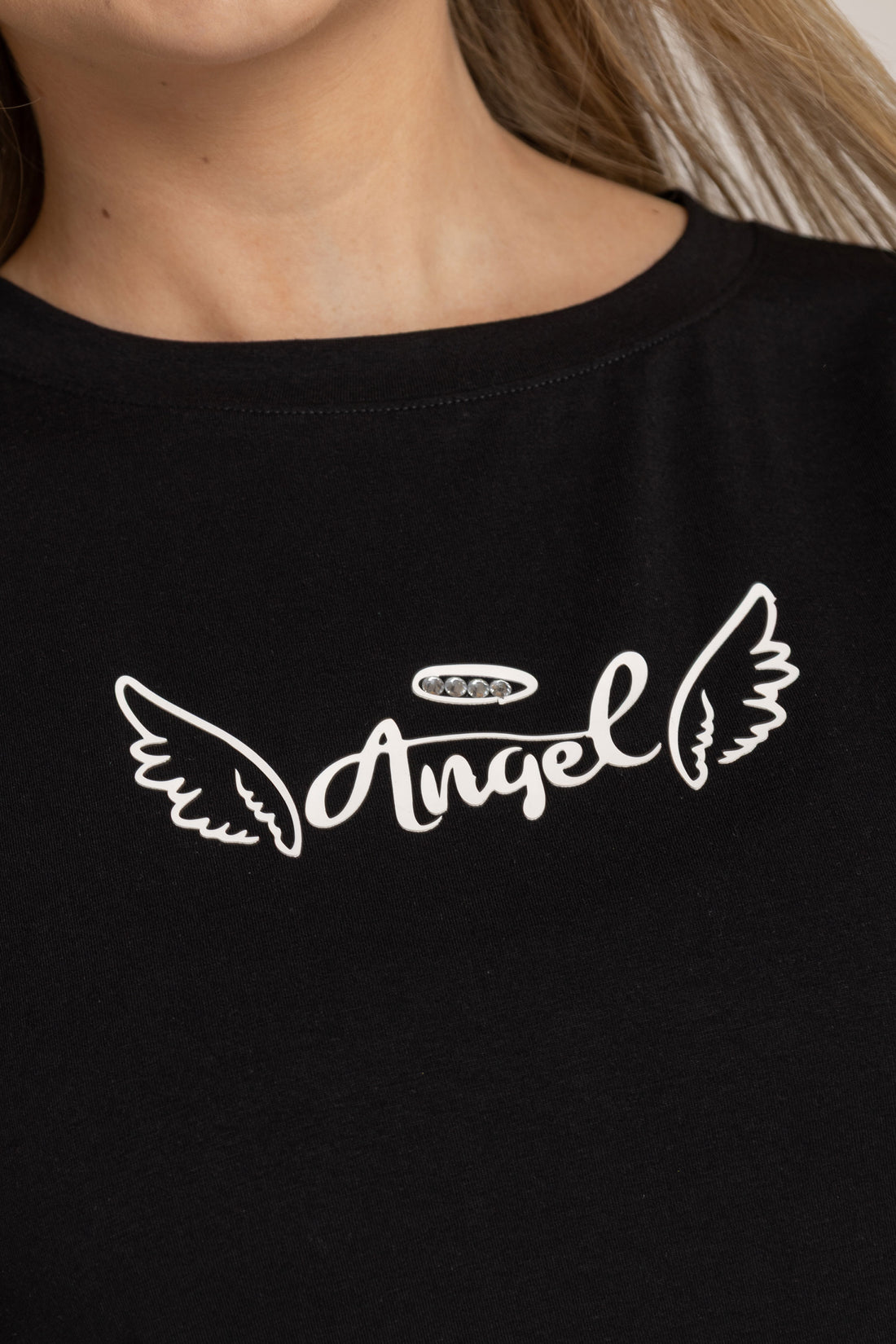 T-SHIRT ALAS ANGEL NEGRO ORC-017