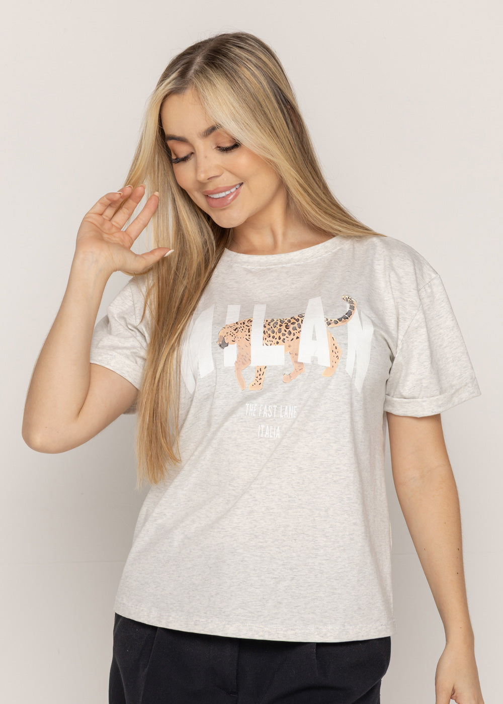 T-SHIRT MILAN GRIS ORC-019