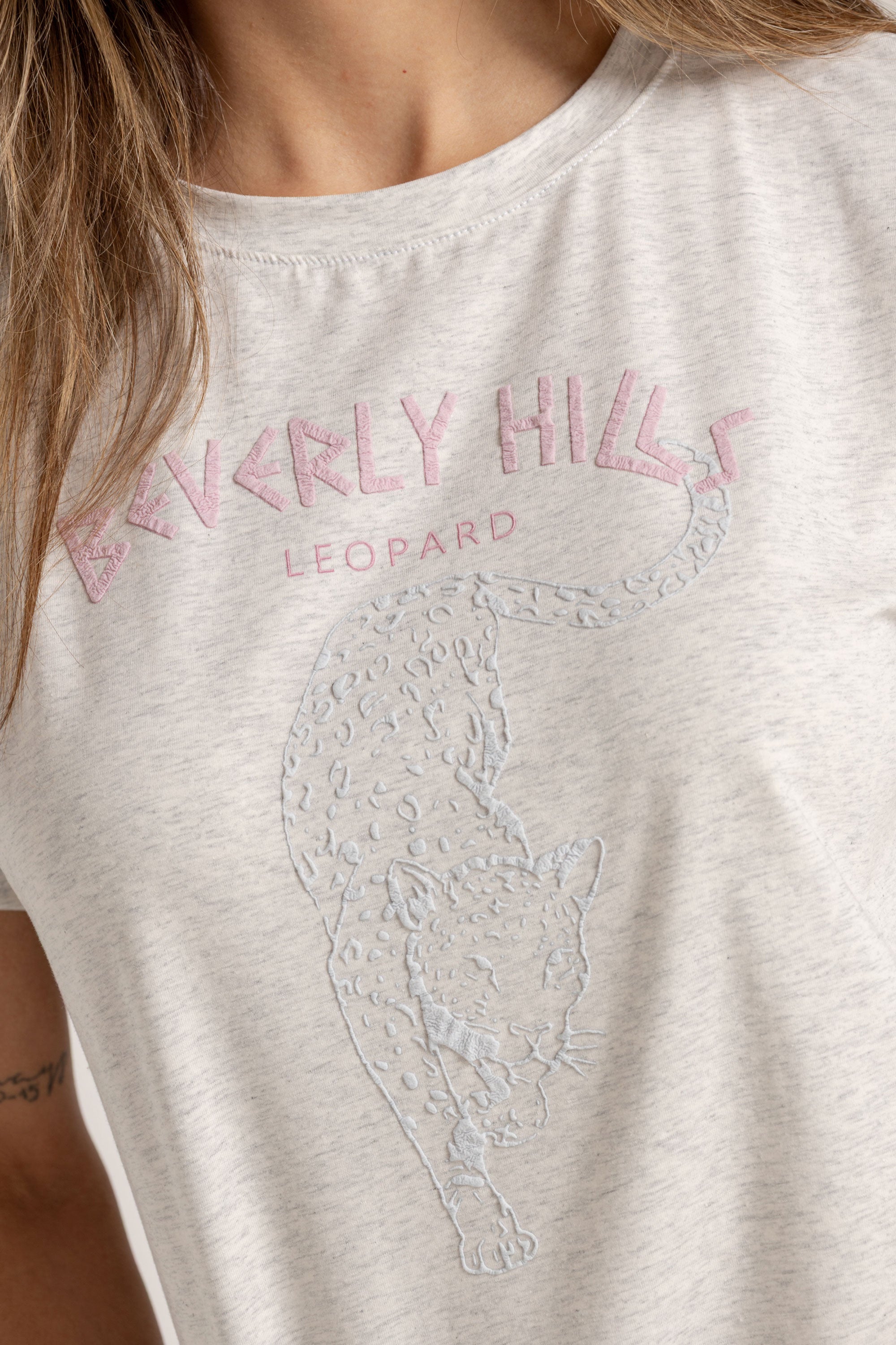 T-SHIRT LEOPARDO GRIS ORC-020