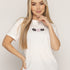 T-SHIRT FLOR CARITA MARFIL ORC-022