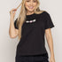 T-SHIRT FLOR CARITA NEGRO ORC-022