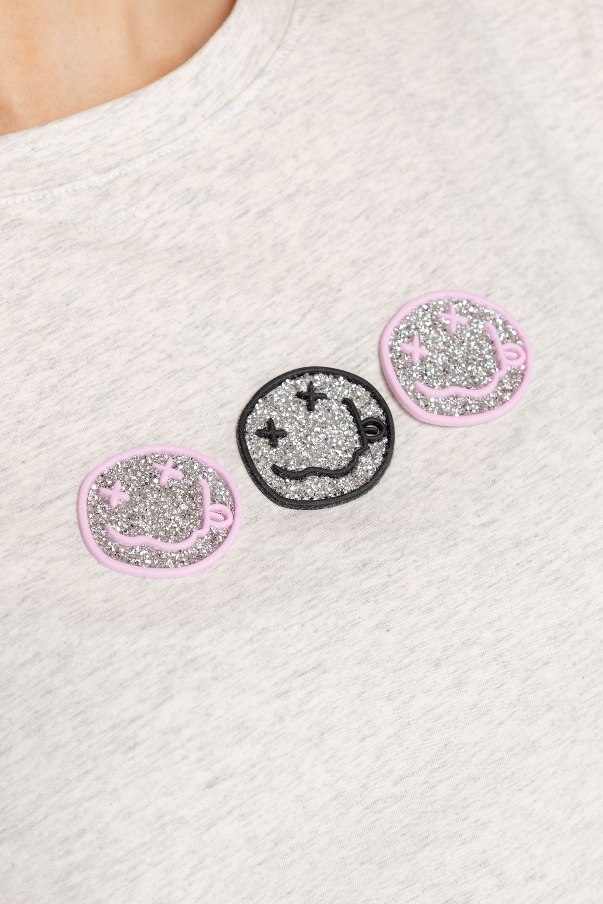 T-SHIRT CARITA COLORES GRIS ORC-023