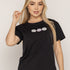 T-SHIRT CARITA COLORES NEGRO ORC-023