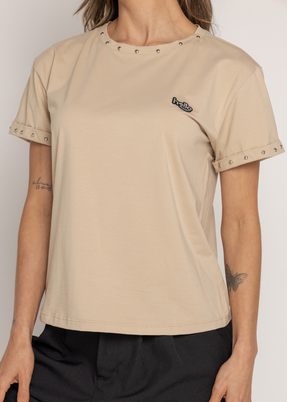 T-SHIRT HELLO NEGRO ARENA ORC-024