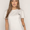 T-SHIRT HELLO NEGRO GRIS ORC-024