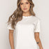 T-SHIRT HELLO ROSA MARFIL ORC-024