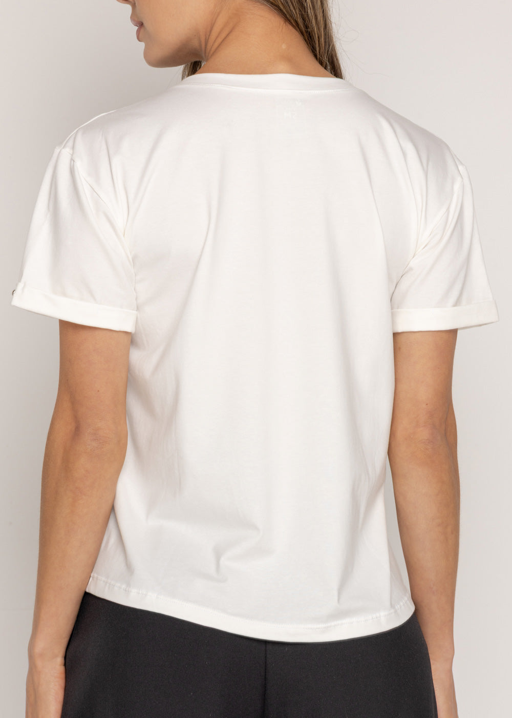 T-SHIRT HELLO ROSA MARFIL ORC-024
