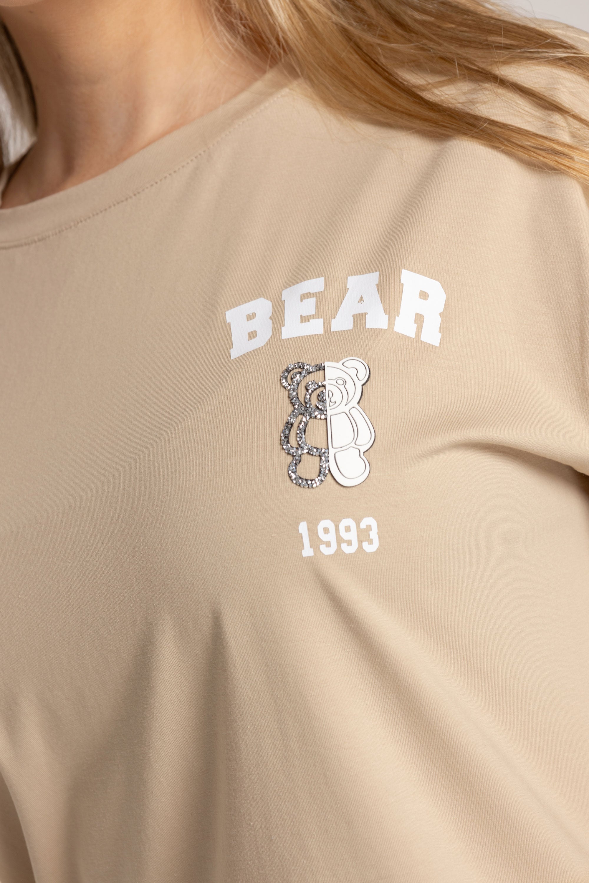 T-SHIRT BEAR BLANCO  ARENA ORC-025