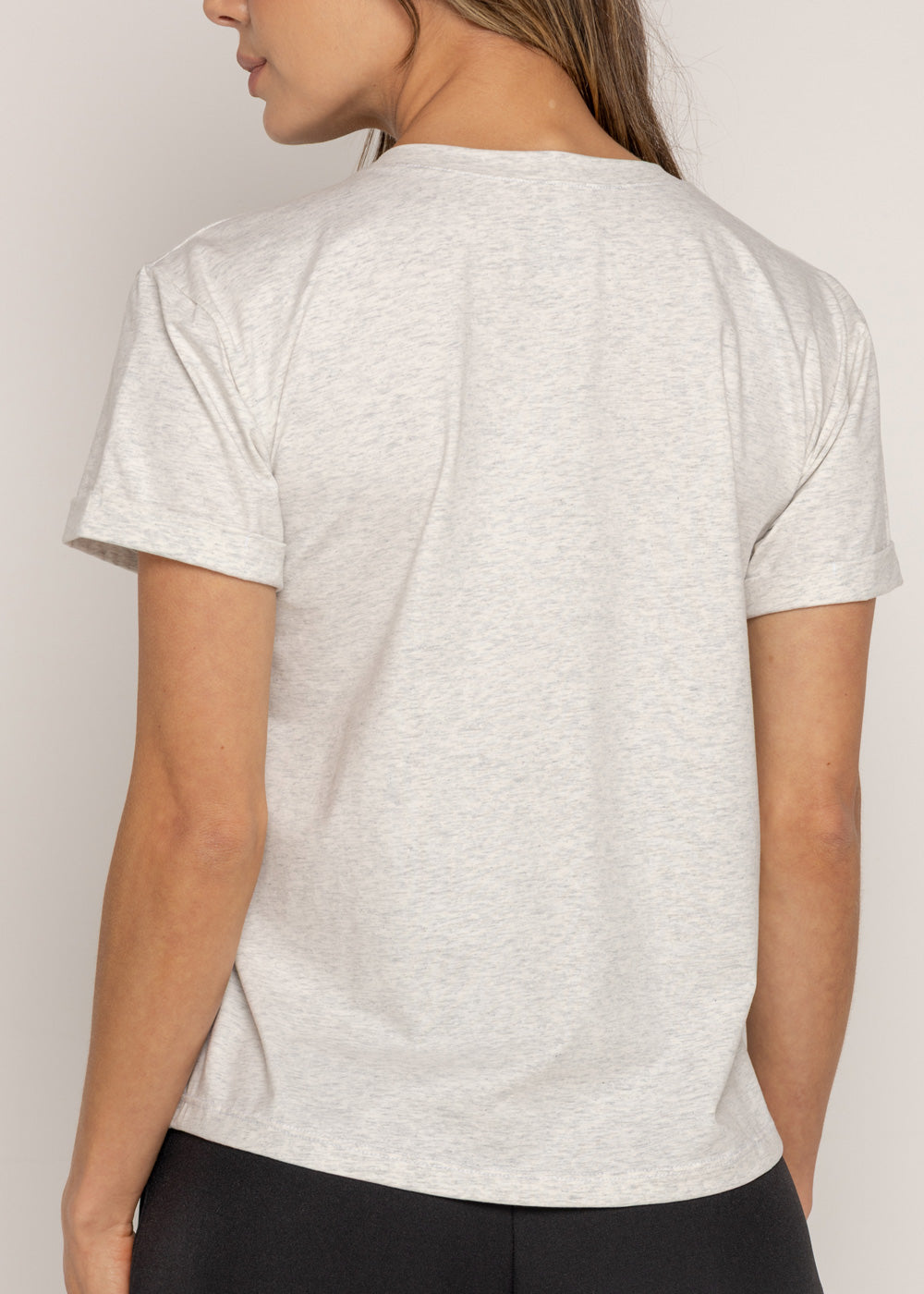 T-SHIRT AMOR PIEDRA DMC GRIS ORC-028