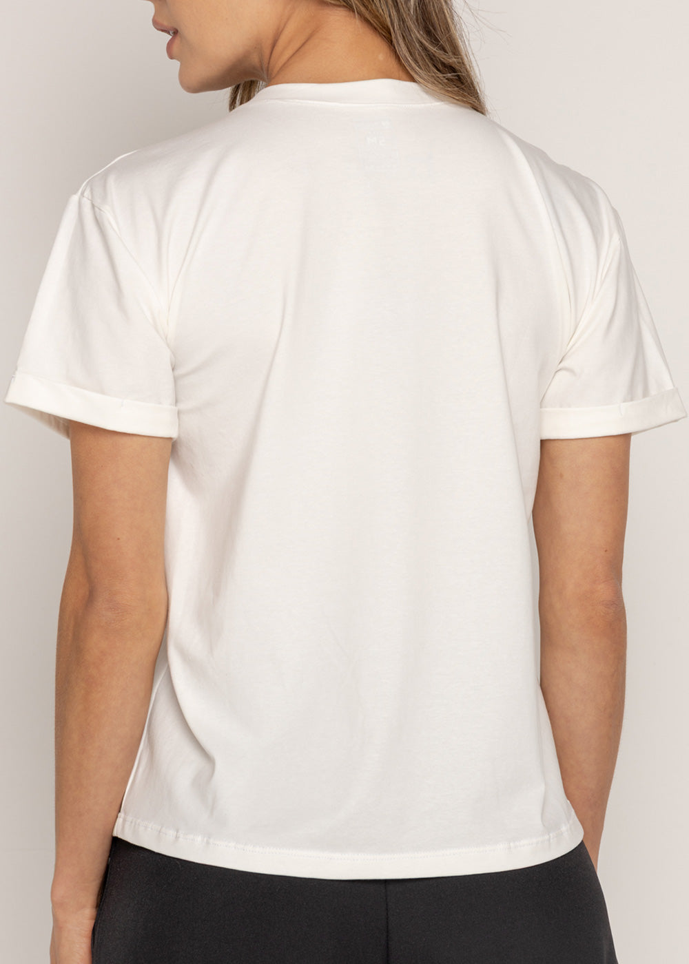 T-SHIRT AMOR PIEDRA DMC MARFIL ORC-028