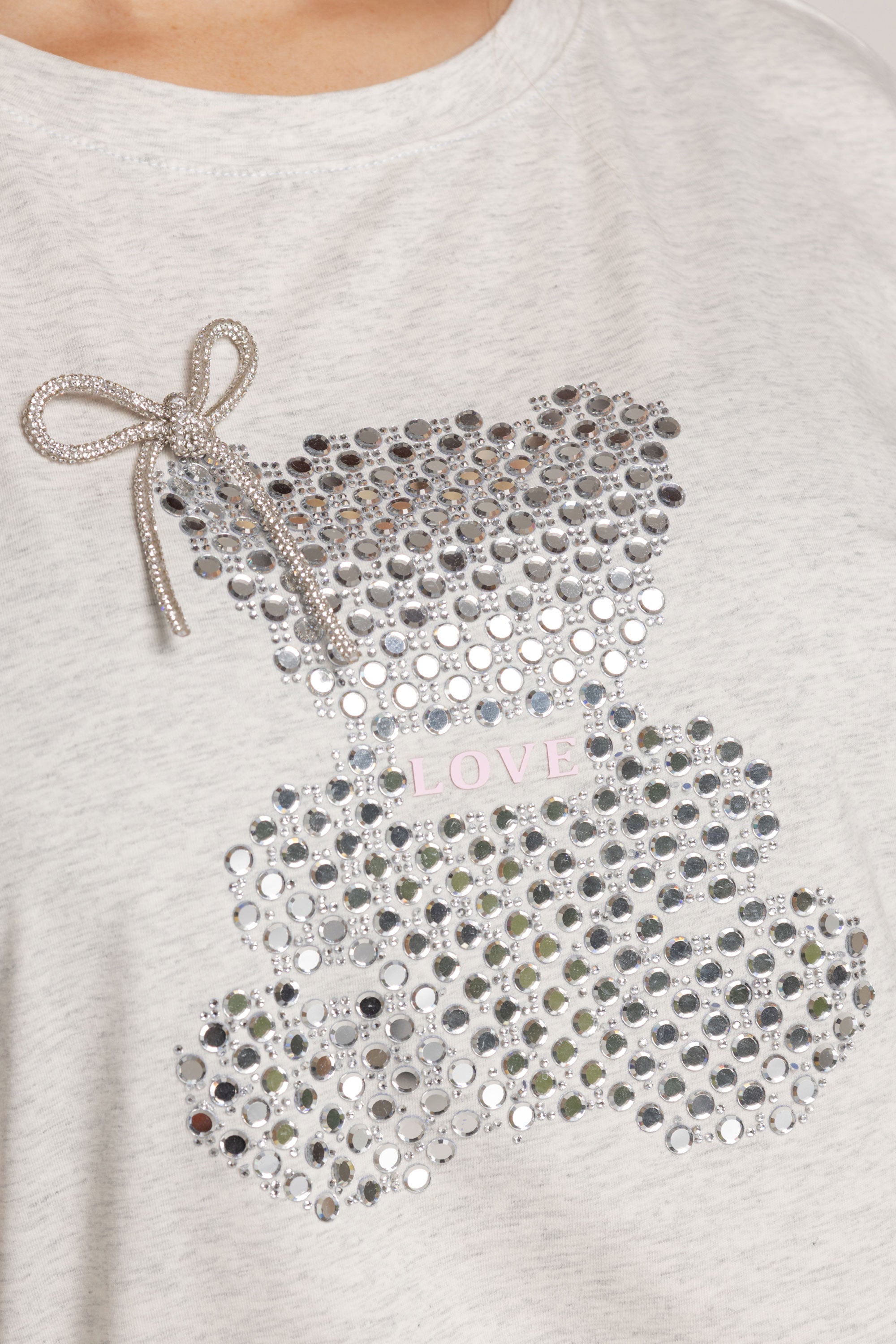 T-SHIRT OSO BRILLANTE DMC GRIS ORC-030