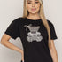 T-SHIRT OSO BRILLANTE DMC NEGRO ORC-030