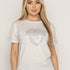 T-SHIRT CORAZON BRILLANTE DMC GRIS ORC-031